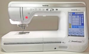 Brother VQ2400 Dream Creator quilting sewing machine review [standard setup] - Deborah Wirsu - Thread Sketching in Action.