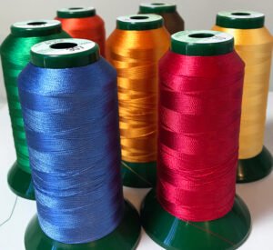 Machine embroidery thread – 40-gauge, polyester thread by King Star |Setting up your machine for free motion stitching | Deborah Wirsu