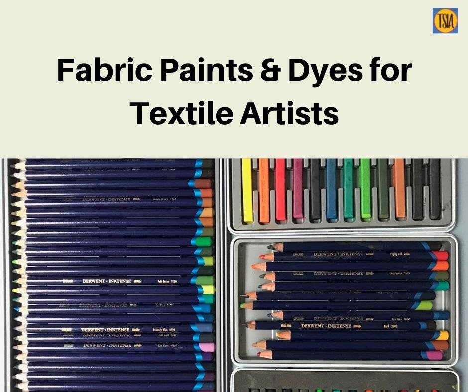 Fabric Paints and Dyes for Textile Artists - Thread Sketching in Action