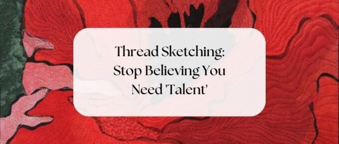 Thread Sketching Stop believing you need 'talent'