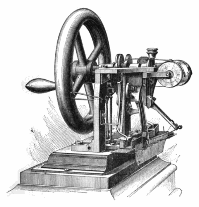Elias Howe – Sewing Machine. Image: Frank Puterbaugh Bachman, Public domain, via Wikimedia Commons