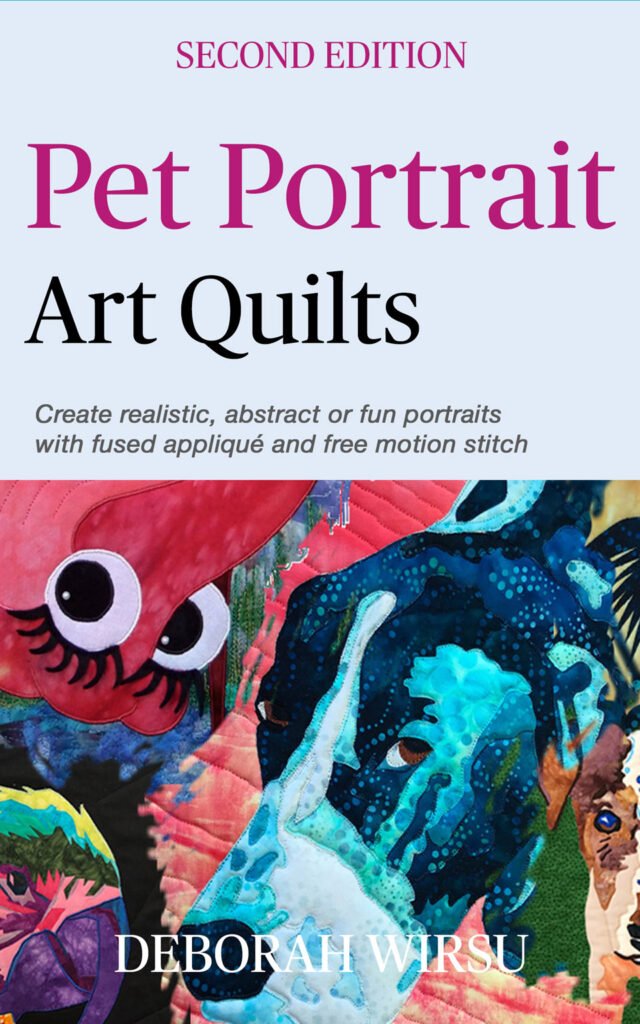 Pet Portrait Art Quilts by Deborah Wirsu