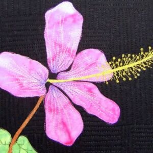 TSIA No 10 - Hibiscus | Deborah Wirsu Textile Artist