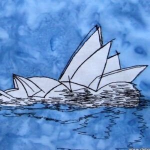 TSIA No 13 - Famous architecture | Deborah Wirsu Textile Artist