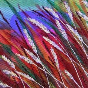 TSIA No 16 - Wild grasses 1 | Deborah Wirsu Textile Artist