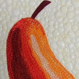 TSIA No 19 - Zigzag Pear | Deborah Wirsu Textile Artist