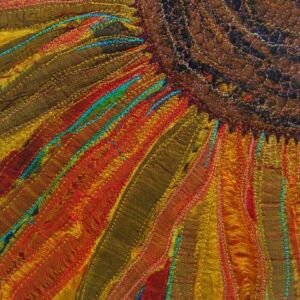 TSIA No 21 - Sunflower 3 | Deborah Wirsu Textile Artist