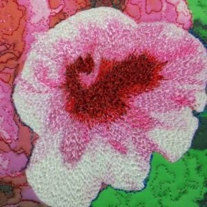 TSIA No 30 - Pelargonium | Deborah Wirsu Textile Artist