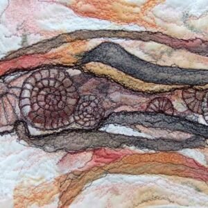 TSIA No 33 - Strata fossils | Deborah Wirsu Textile Artist