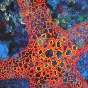 TSIA No 35 - Star of the sea | Deborah Wirsu Textile Artist