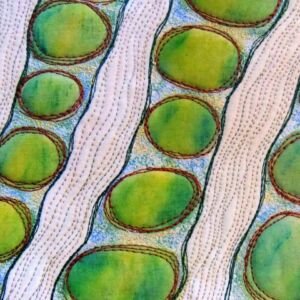TSIA No 7 - Exploring circles | Deborah Wirsu Textile Artist